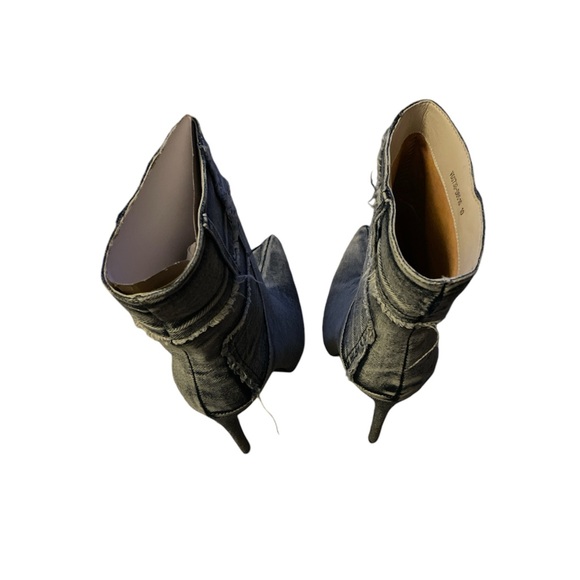 Brand new Vivanly Stiletto high heel short boots light denim - Picture 5 of 5